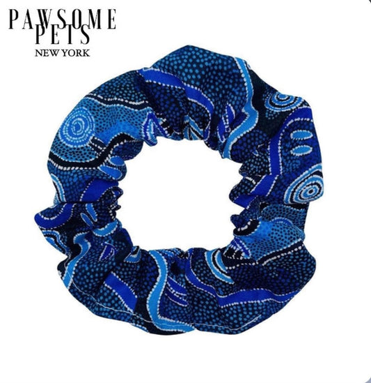 SCRUNCHIES - BLUE LOVE