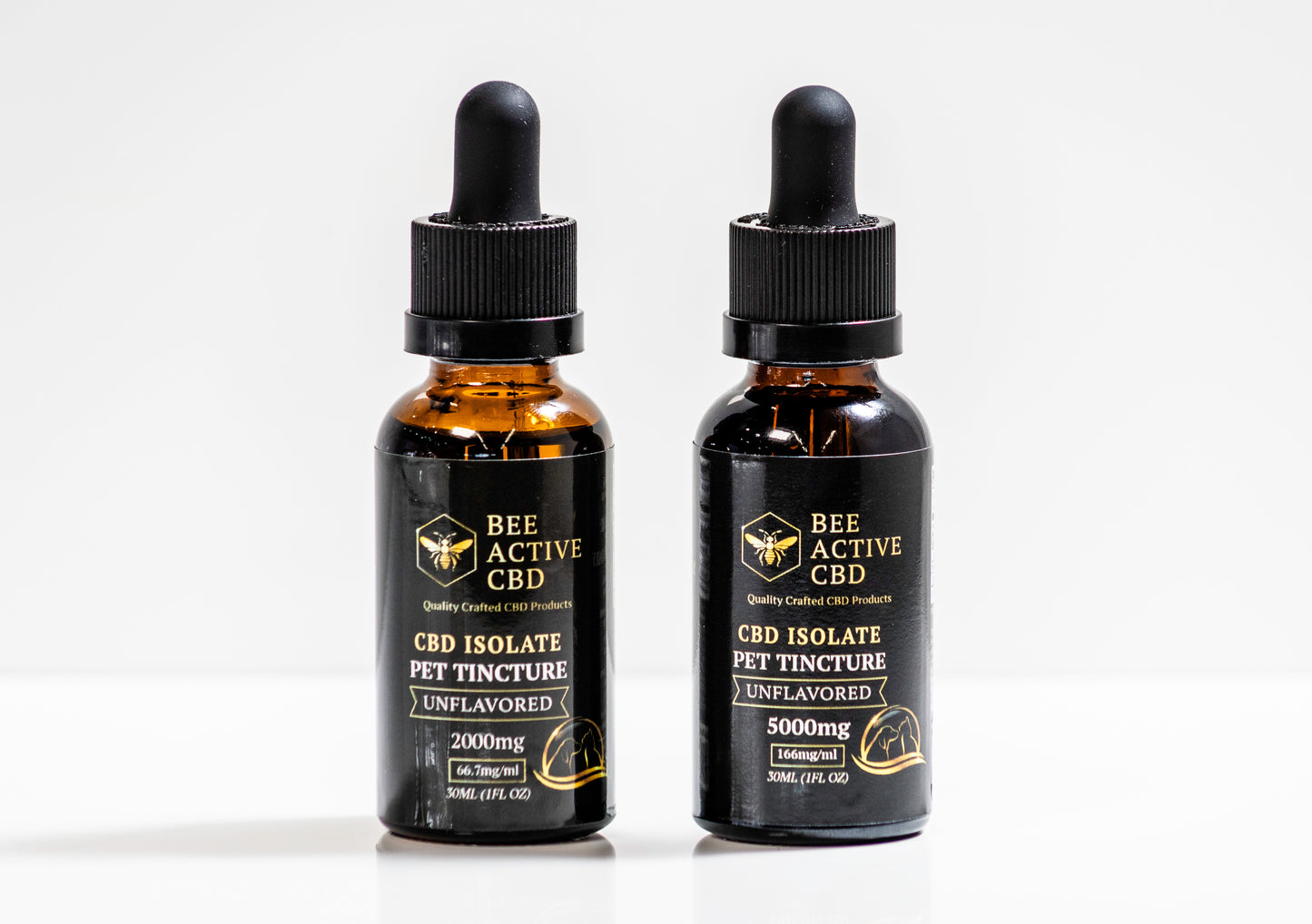 Bee Active CBD Unflavored Pet Tincture