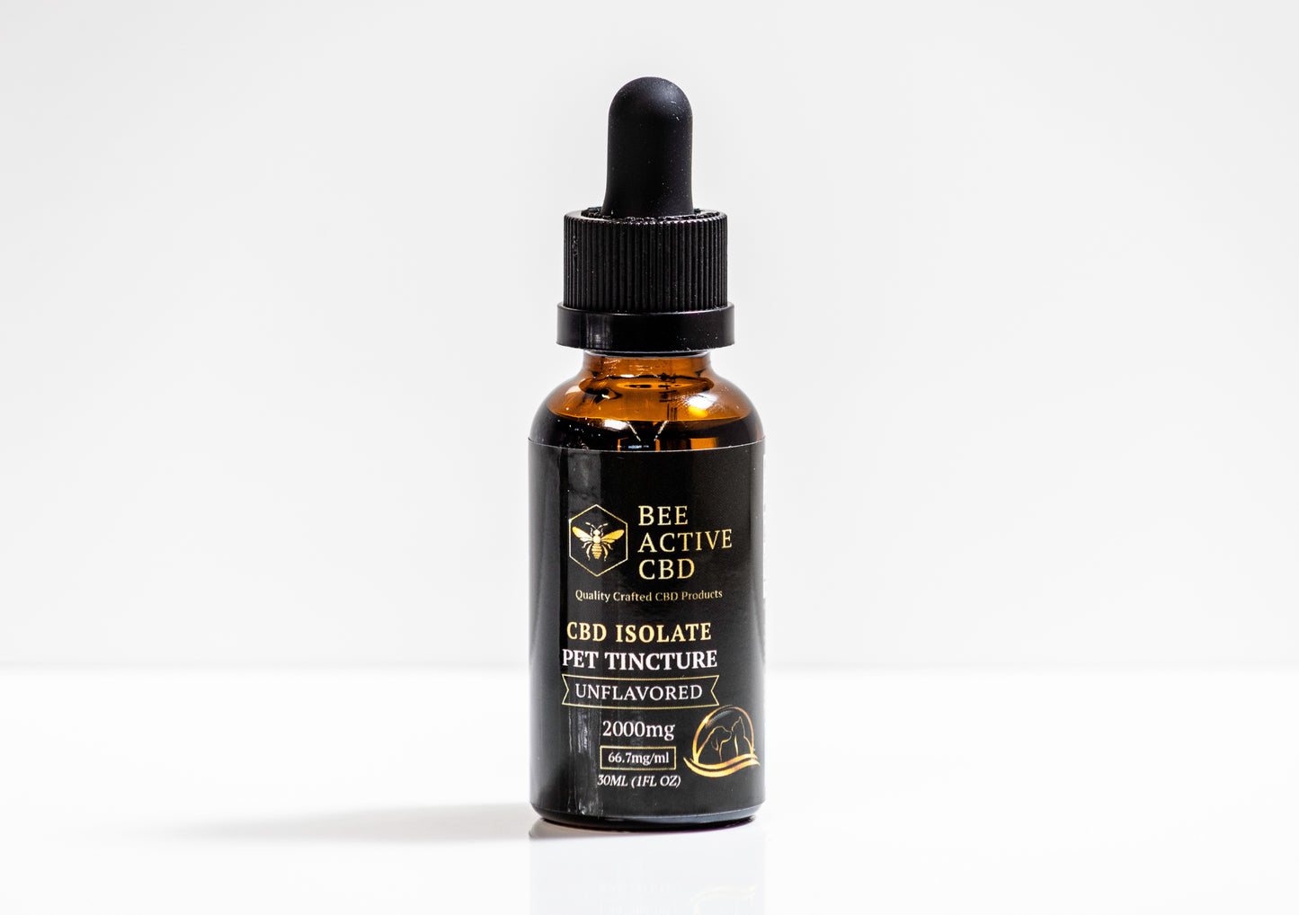 Bee Active CBD Unflavored Pet Tincture